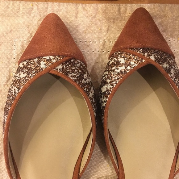 🍁Perfect fall Anthropologie tweed flats 🍂 - Picture 3 of 8